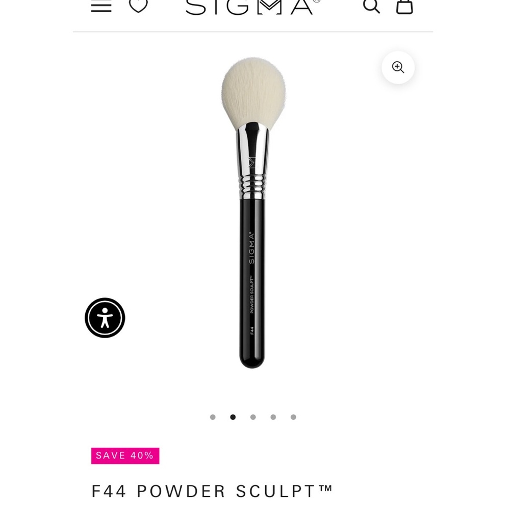 NWT Sigma F44 POWDER SCULPT™ BRUSH